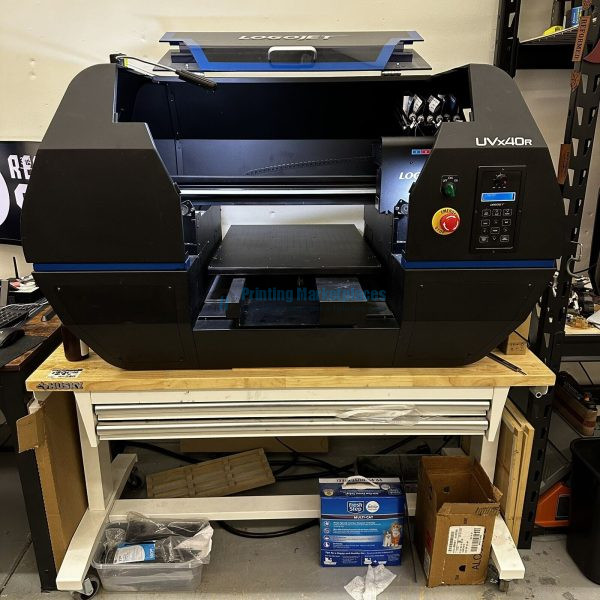 Logojet UVx40R+ Printer with Rotary Attachment