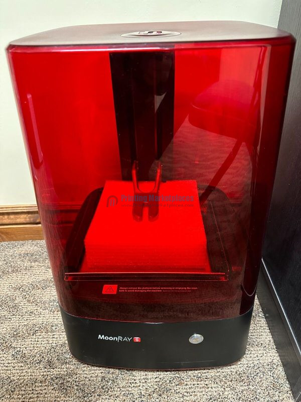 SprintRay MoonRay S Dental Lab Desktop Resin 3D Printer, and 2 Resin Tanks.