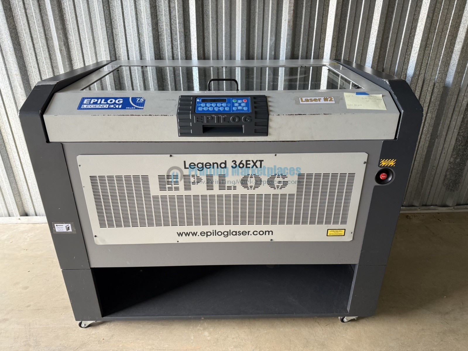 Epilog Legend 36EXT 75 Watt C02 Laser Cutter